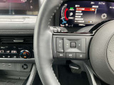 ステアリングスイッチで車両状態の確認、設定やナビ機能の操作もハンドルを握りながら可能になります☆