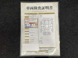 車両検査証明書です!お車の状態を、ありのまま記載しています。車種・グレード・走行距離・内外装の評価などのご参考に♪