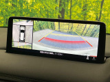 【360&deg;ビューモニター】専用のカメラにより、上から見下ろしたような視点で360度クルマの周囲を確認することができます☆死角部分も確認しやすく、狭い場所での切り返しや駐車もスムーズに行えます。