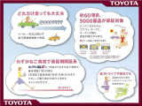 全国約5000カ所のトヨタテクノショップで保証修理が可能です。遠方のドライブや旅行先でも安心です。