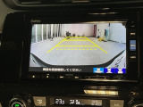 リアカメラ付で、後方をナビ画面で確認。車庫入れも安心です。もちろん、バックギアと連動しています。