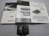 取説・メンテナンスノート・スマートキーの3点セットです。