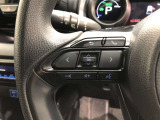 【ステアリングスイッチ】左です。ハンドルから手を離さず、運転に集中したまま手元でオーディオ操作等ができます。