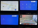 ナビ、メニュー画面、バックモニターの画像です。