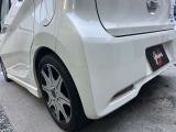 車高が下がったことにより見た目のかなり可愛く仕上がっております!!15インチのホイールが足元をおしゃれに飾ります!!