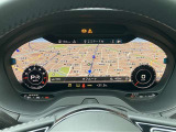 バーチャルコックピットナビ装備 MMIナビゲーション搭載 地図データ最新版にアップデート後ご納車させていただきますのでご安心くださいませ。