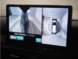 ◆マルチビューカメラシステム◆運転席から見づらい前後左右を、ナビ画面の映像で確認。見通しの悪い交差点や狭い道でのすれ違い、駐車などをサポートします。