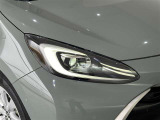 LEDヘッドライトです。デザイン性がよくとても明るいので、夜間の走行や悪天候でも安心です。しかも長寿命!