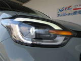 LEDでとても明るいので夜間走行や悪天候でも安心
