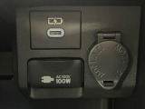 【アクセサリーコンセント】キャンプやスポーツ、アウトドアでのアクティビティはもちろん、災害・停電の際に助けにもなるAC100Vコンセントを装備♪ケータイやタブレット、ゲーム機器の充電にも♪