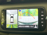 【アラウンドビューモニター】専用のカメラにより、上から見下ろしたような視点で360度クルマの周囲を確認することができます☆死角部分も確認しやすく、狭い場所での切り返しや駐車もスムーズに行えます。