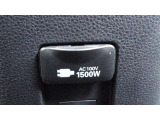 非常時やキャンプなどに役立つAC100Vコンセント付きです。