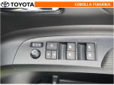 電動格納ミラーは、スイッチで簡単操作!狭いスペースでの取り回しや駐車時に大変重宝します。