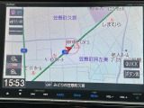ホンダ純正メモリーナビ付きなので、迷わず目的地まで安心。