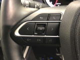 【ステアリングスイッチ】左です。ハンドルから手を離さず、運転に集中したまま手元でオーディオ操作等ができます。