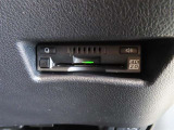 ETC車載器付きです。高速道路の料金所もスムーズに通過できます。