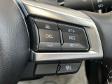 レーダー.クルーズ.コントロールをハンドルを握りながら片手で簡単に速度や車間距離を確定できます。