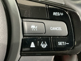 クルーズコントロールを装備しています。高速道路などで一定の速度で走ってくれるので運転が楽ですよ!速度を設定できますので、スピードの出しすぎにも注意できます。