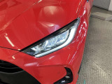 LEDヘッドライトです。デザイン性がよくとても明るいので、夜間の走行や悪天候でも安心です。しかも長寿命!