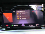 メーター中央部分には、各種安全装備の表示もできます。走行距離は車両移動で若干走行が延びることがございますこと予めご了承ください