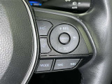 クルーズコントロール機能が付いています。 速度を設定するとアクセルを踏まなくても一定の速度で走ることができます。  高速道路ではとても便利な装置なんです。