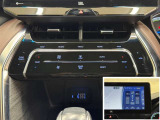 デュアルオートエアコン付きです。運転席・助手席でそれぞれ吹き出す風の温度や風量など自動調整してくれます。
