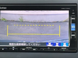 カラービジョンとガイド線で見やすい視点切替式のバックモニター。