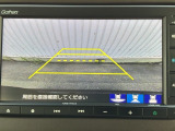 カラービジョンとガイド線で見やすい視点切替式のバックモニター。