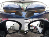 【後側方車両検知警報】斜め後ろから近づく車両を知らせてくれます。(オレンジ色の▲マークです)