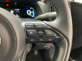 前方の車との車間を設定し、スピードを上げたり緩めたりを自動で行ってくれる追尾式の「レーダークルーズ」。上級装備の一つです!高級車にしかつかない嬉しい機能です。