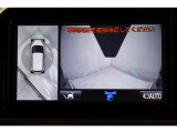真上、正面の映像。