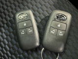 キーを取り出さずにドアを施錠&解錠。クルマの始動も可能です。