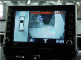 ◆パノラミックビューモニター◆運転席から見づらい前後左右を、ナビ画面の映像で確認。見通しの悪い交差点や狭い道でのすれ違い、駐車などをサポートします。