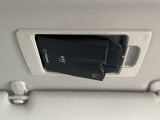 マツダ純正スマートインETC装備!サンバイザーの裏に車載器をスッキリ収納!ワンプッシュでETCカードの出し入れも簡単にできます。