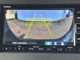 カラービジョンとガイド線で見やすい視点切替式のバックモニター。