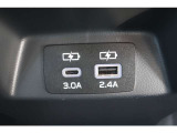 後席用、USB電源になります。