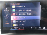 純正地デジテレビ装備です。