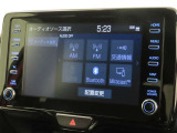 オーディオソース選択画面です。Bluetoothオーディオをご利用いただけます。