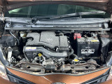 【エンジンルーム】エンジンの調子は良好です!ご納車前にはしっかりとオイル交換・その他油種類の点検補充をさせて頂きます。また、ガリバーでは修復歴のある車は販売いたしません。