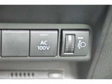 非常時やキャンプなどに役立つAC100Vコンセント付きです。
