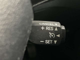 クルーズコントロール機能が付いています。 速度を設定するとアクセルを踏まなくても一定の速度で走ることができます。  高速道路ではとても便利な装置なんです。