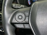 ステアリングスイッチ装備!運転しながら手元でオーディオの操作などができます。