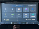 オーディオメニューもたくさん!ドライブのお供にお好みの音楽やテレビで楽しんでください!