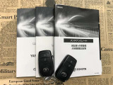 メンテナンスノート付きです。過去の整備記録を確認したり、お車の状況にあった整備をすることに役立ちます。