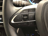 【ステアリングスイッチ】左です。ハンドルから手を離さず、運転に集中したまま手元でオーディオ操作等ができます。