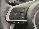 ステアリングスイッチ装備!運転しながら手元でオーディオの操作などができます。