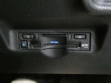 アンテナ分離型ETCです。ETC本体は目立つところに設置していないのでデザイン的にも安全性も高いです。