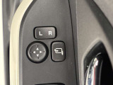 ドアミラーは、格納と角度調整共に電動です。運転席に座りながら最適な角度に調整でき、乗降時にはボタン一つで開閉ができ便利です。