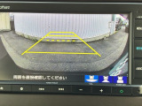 カラービジョンとガイド線で見やすい視点切替式のバックモニター。