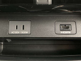 AC100V/1500W・HDMI端子がついています。